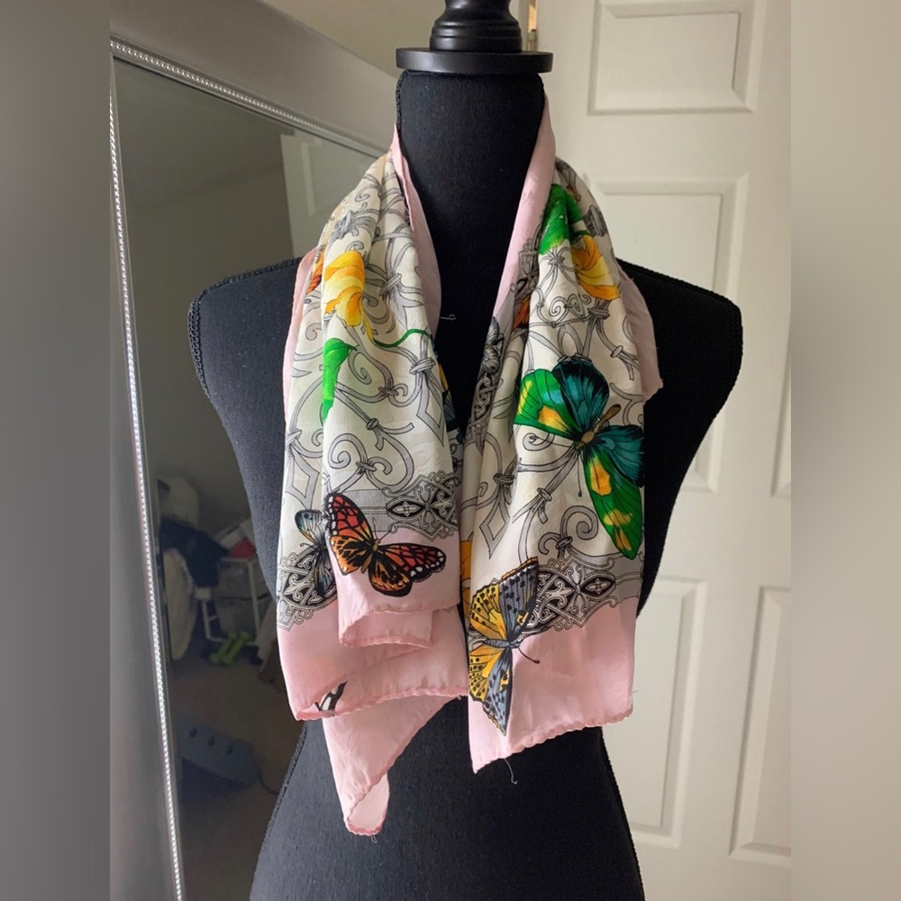 Butterfly Silk Scarf
